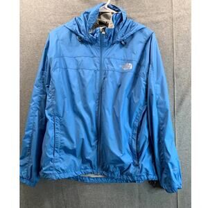 The North Face Jacket Womens Medium Blue Full Zip Lightweight Long-Sleeve
